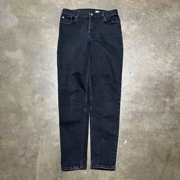 Vintage 90s Levi's 550 Black Relaxed Fit Jeans 30x30 - Picture 1 of 5